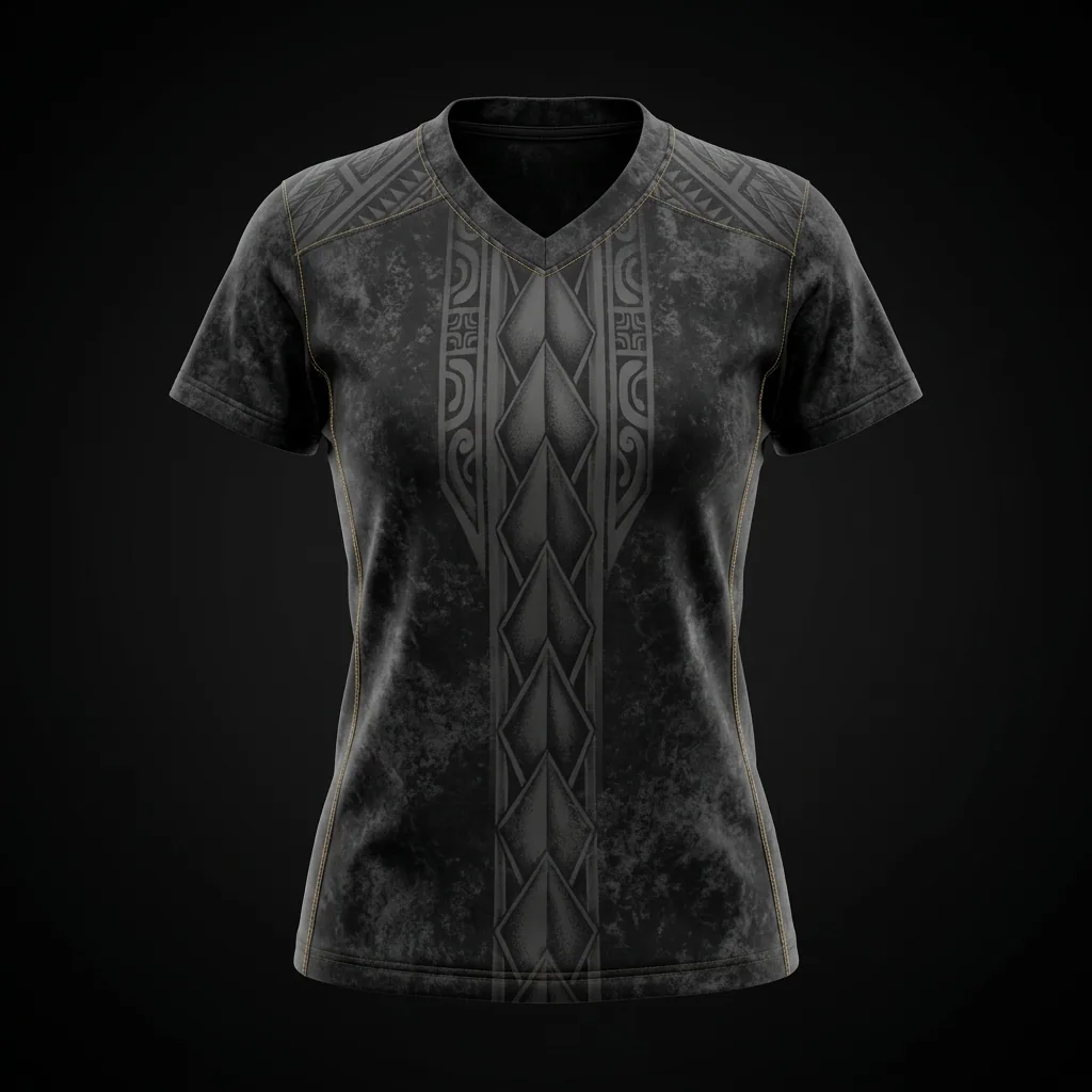 The Wahine Mineral Jersey — Spearhead motif — front view