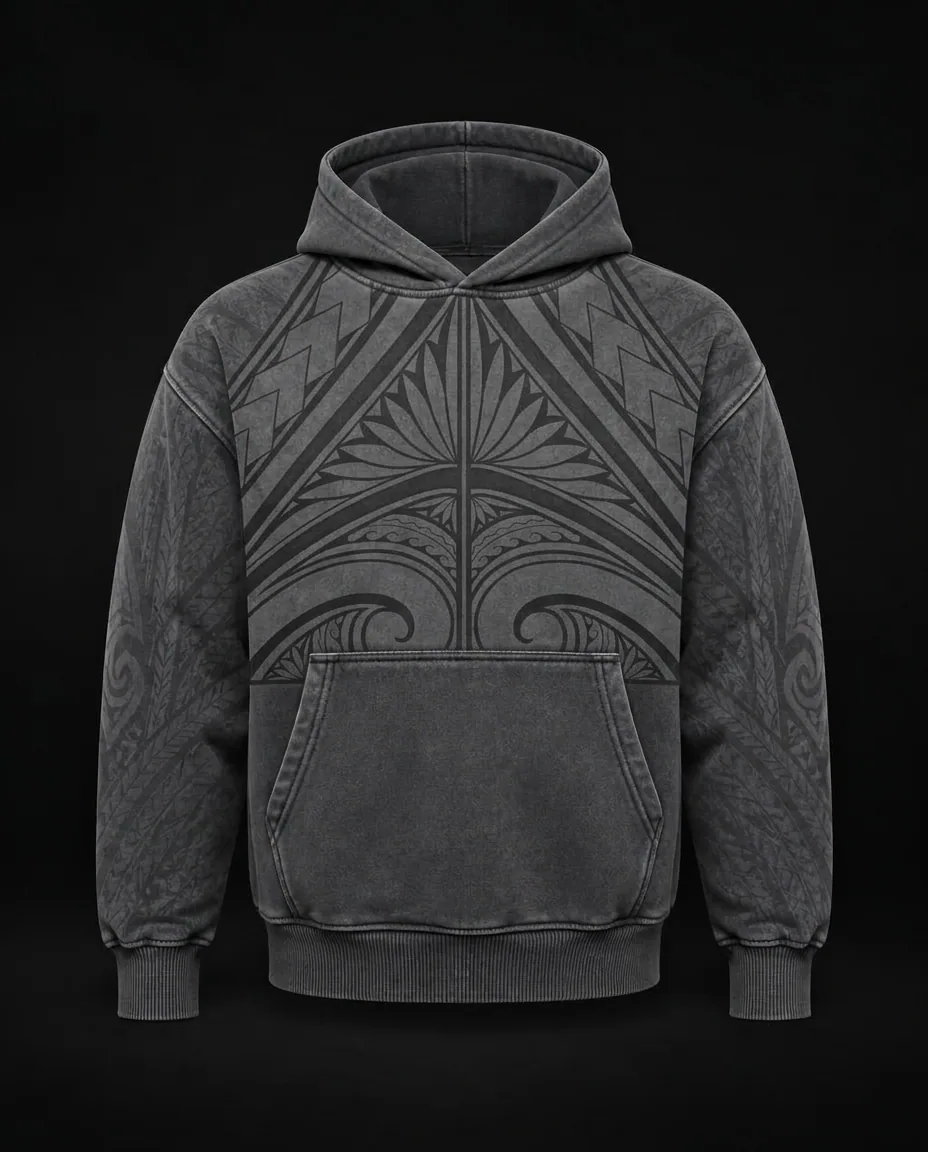 The Storm Spearhead Hoodie — Spearhead motif — front view