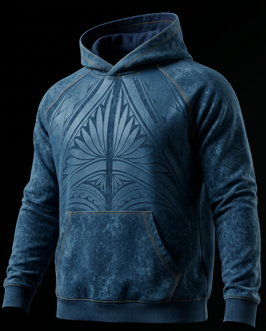 The Abyss Wash Hoodie — front view